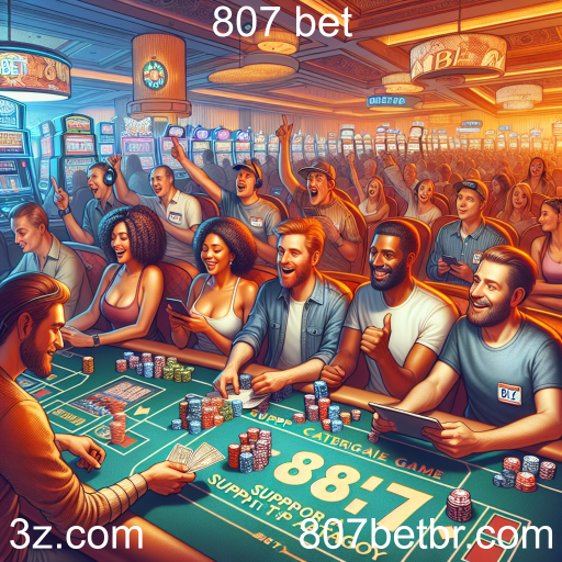 Experimente a Diversão com Jogos de Suporte em 807 Bet